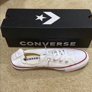 Converse white shoes